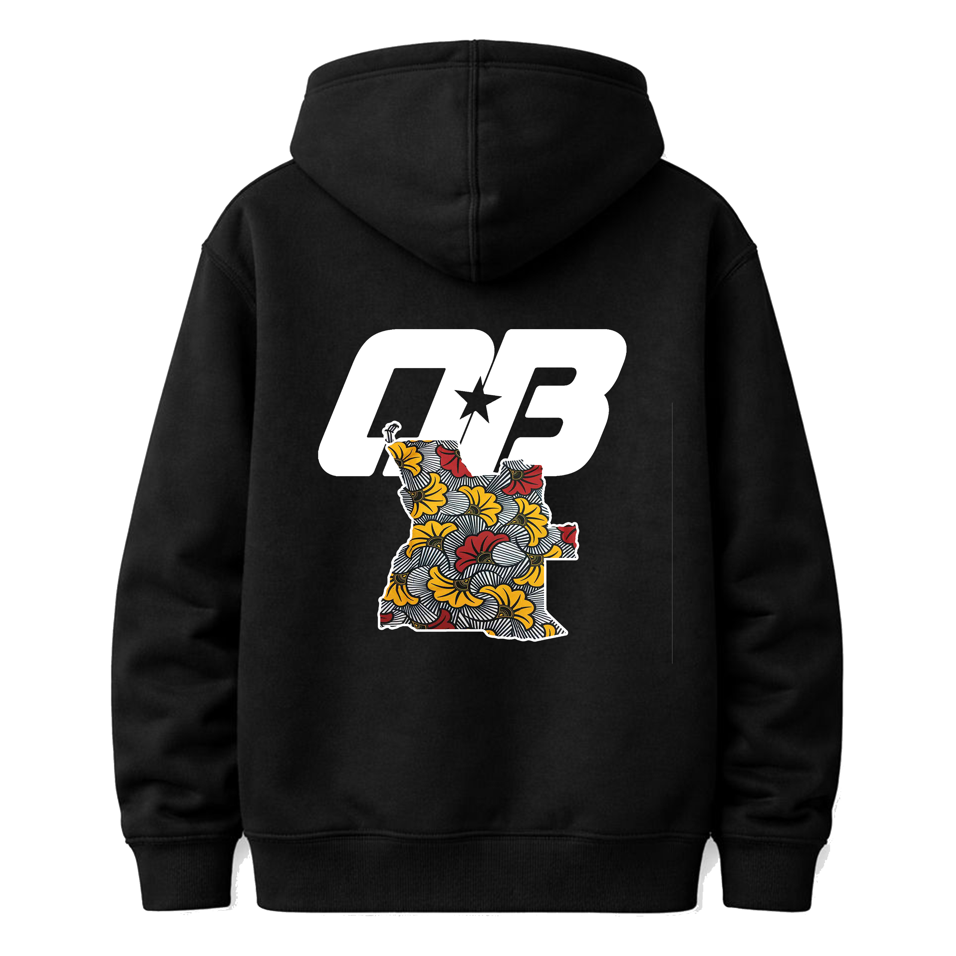 African's Hoodie jaune