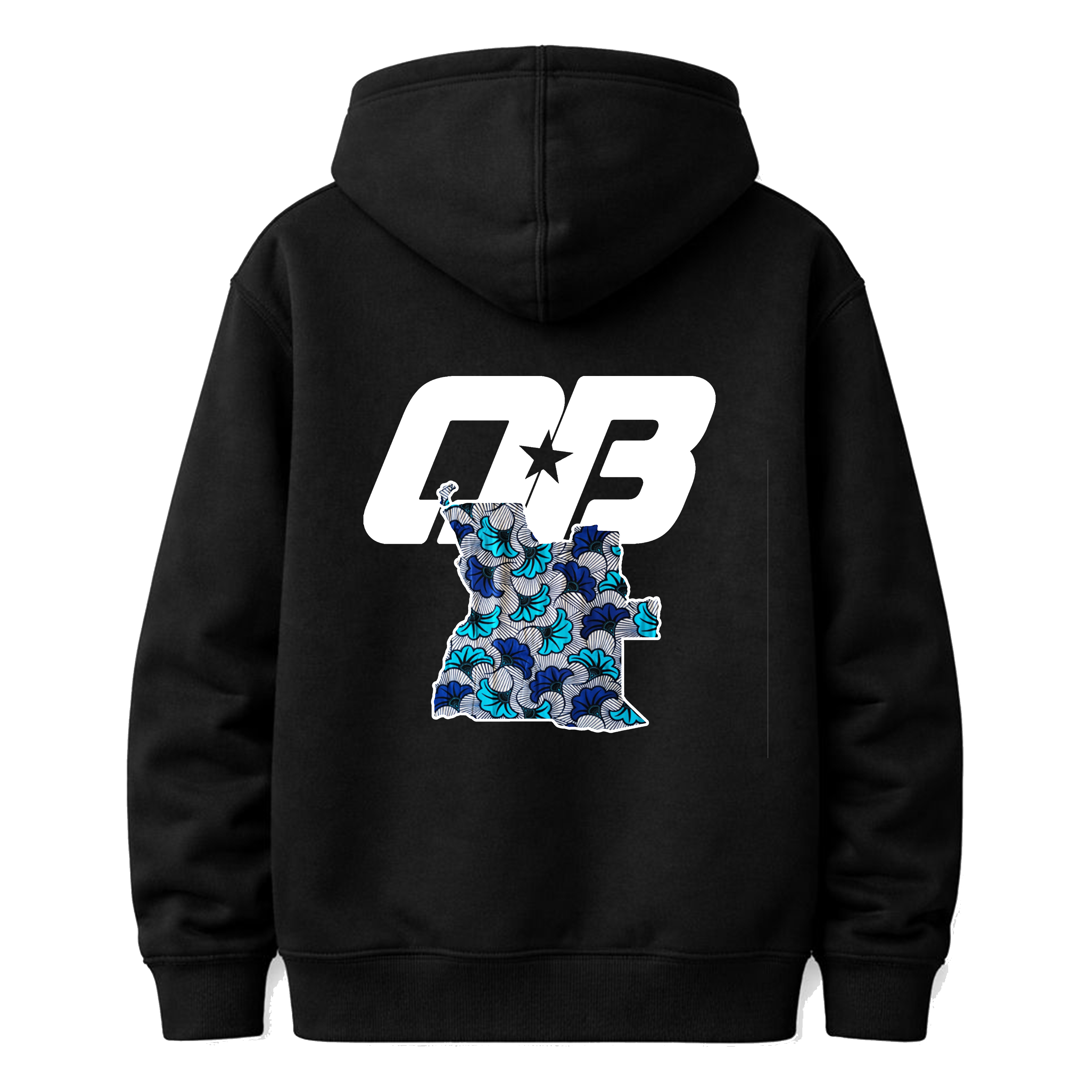 African's Hoodie bleu