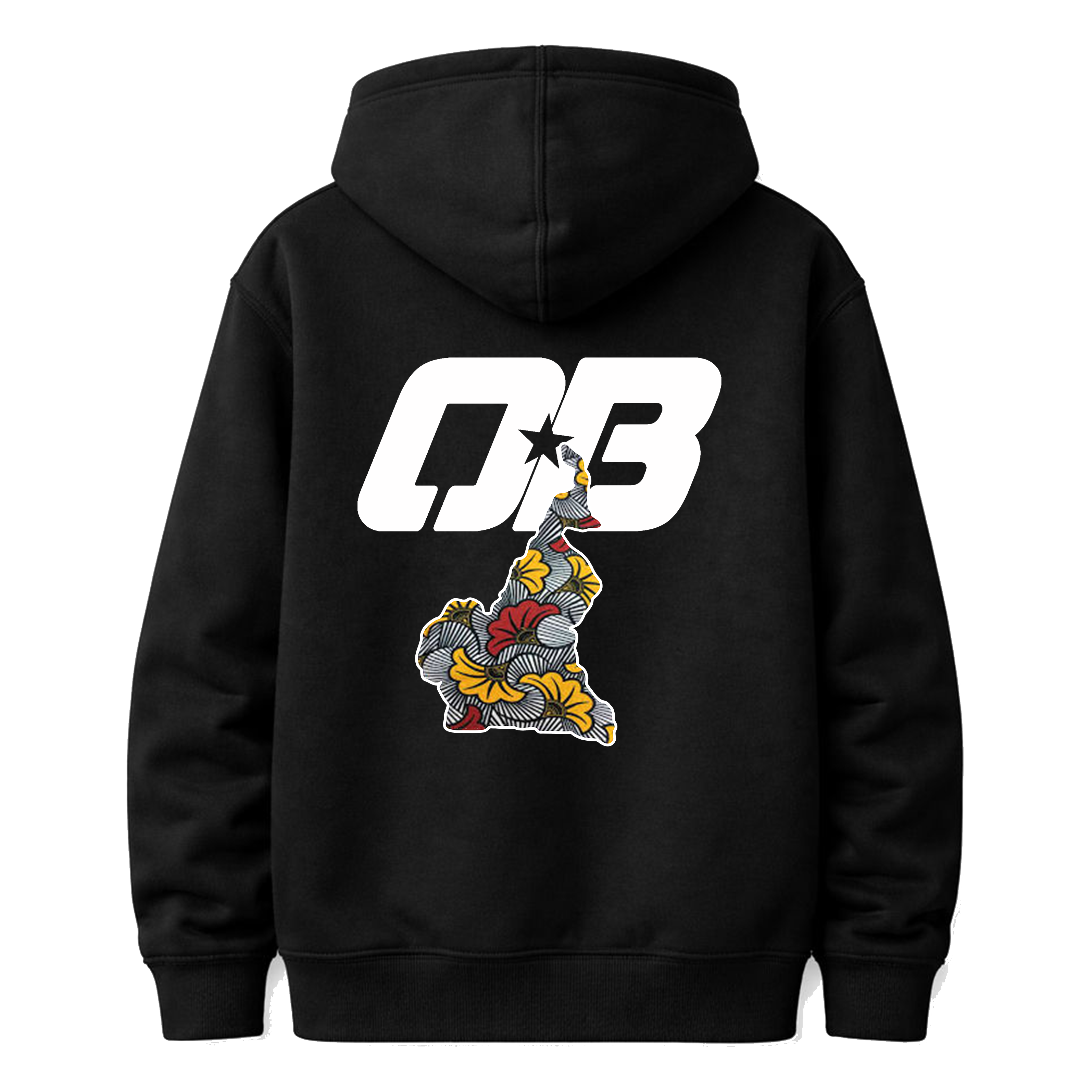 African's Hoodie jaune