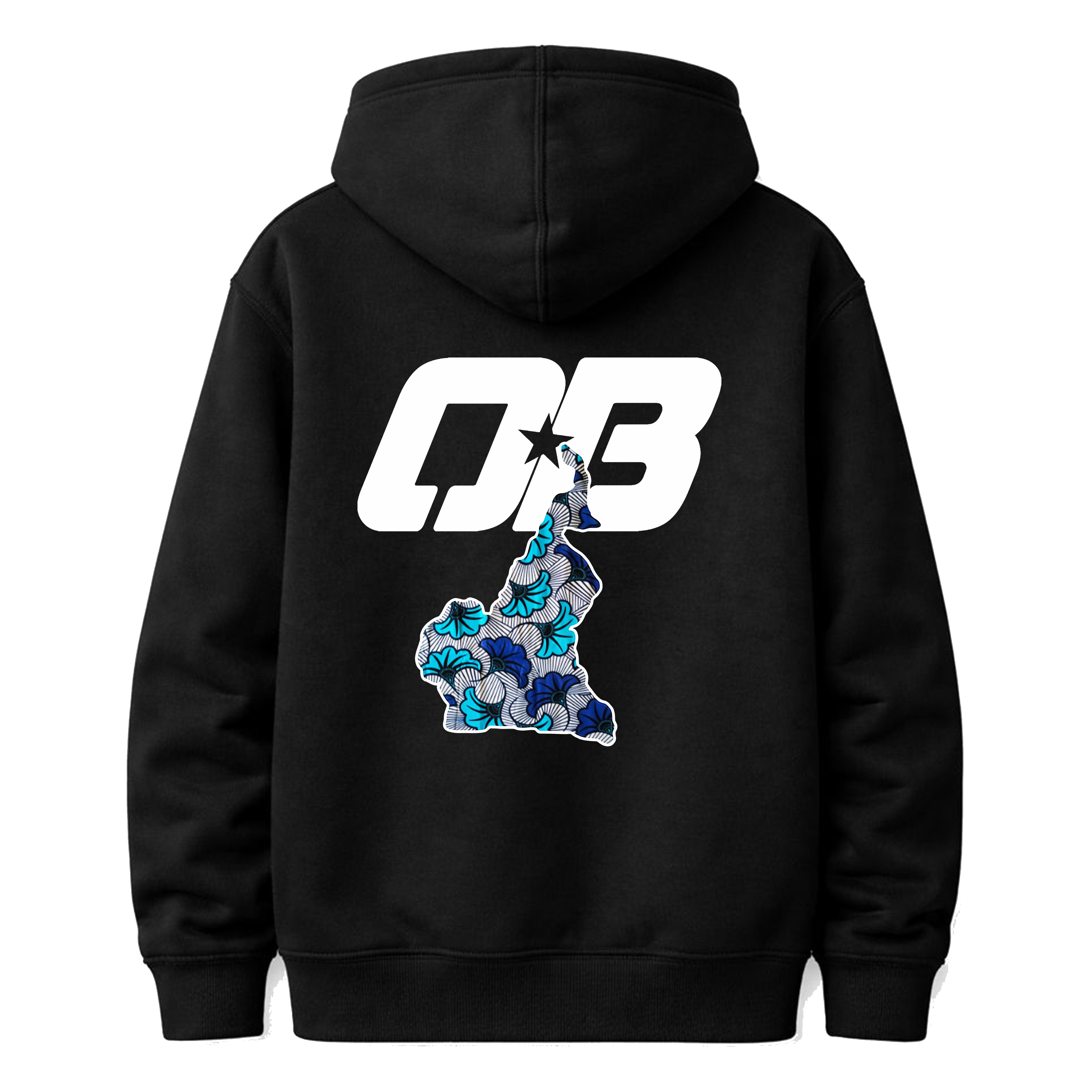 African's Hoodie bleu