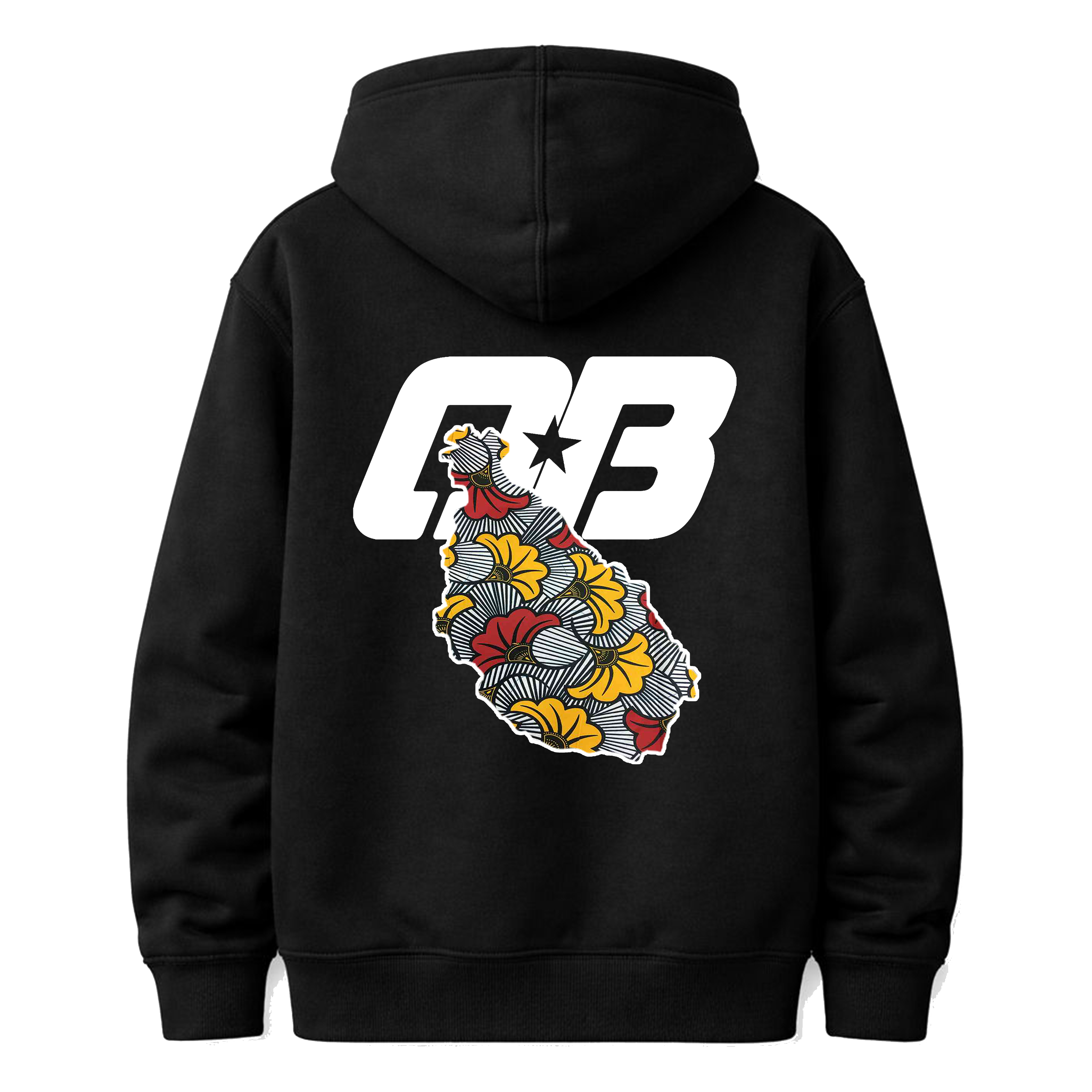 African's Hoodie jaune