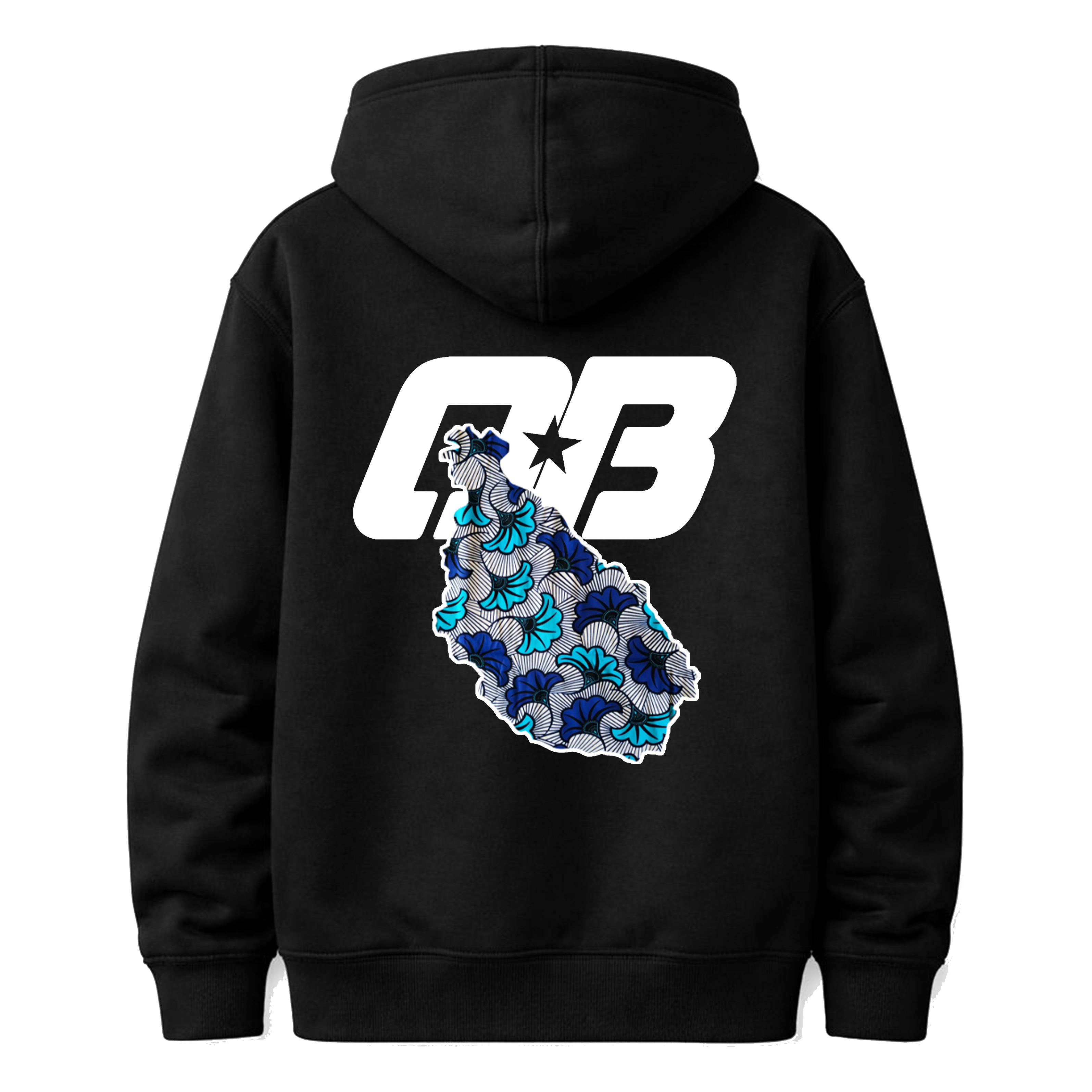 African's Hoodie bleu