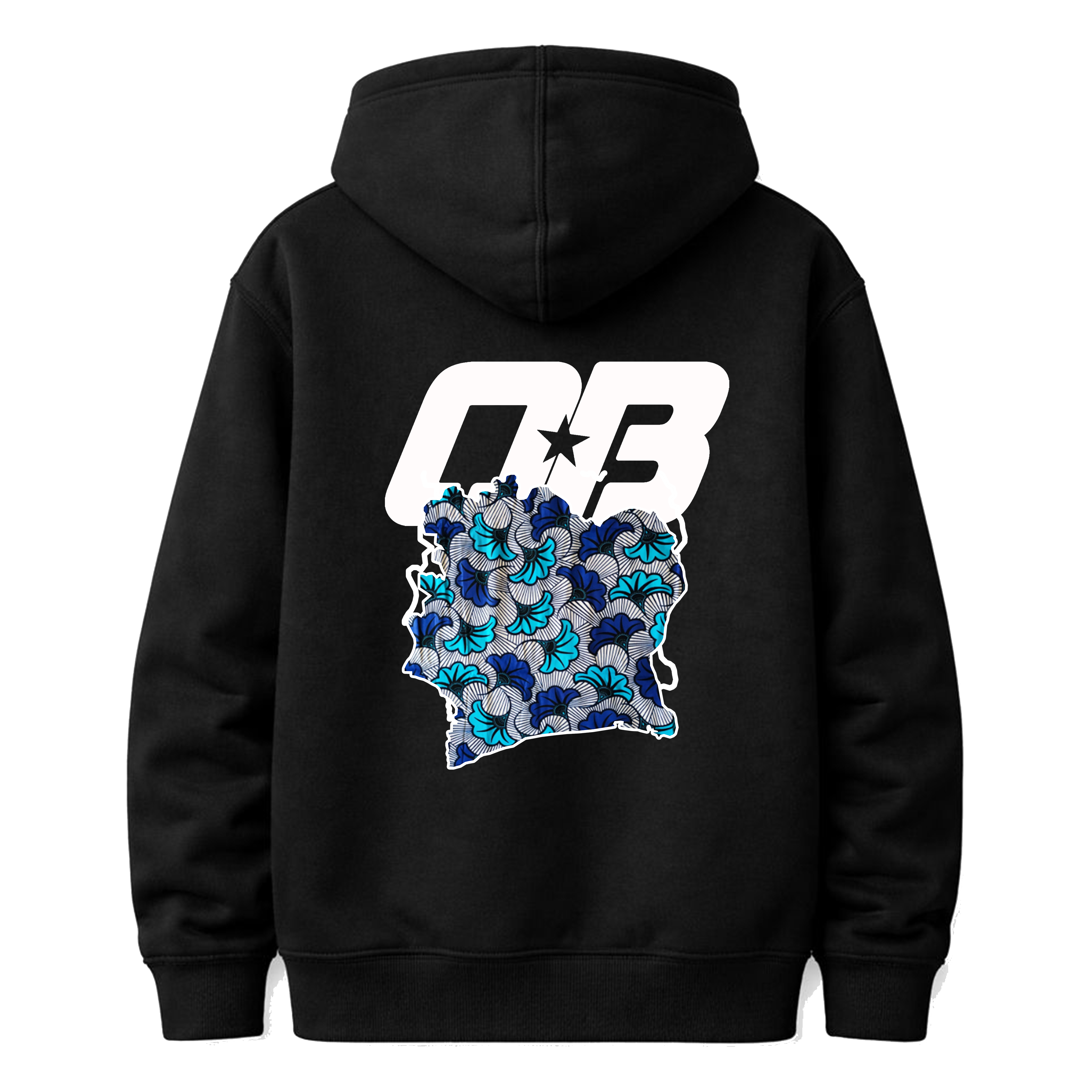 African's Hoodie bleu