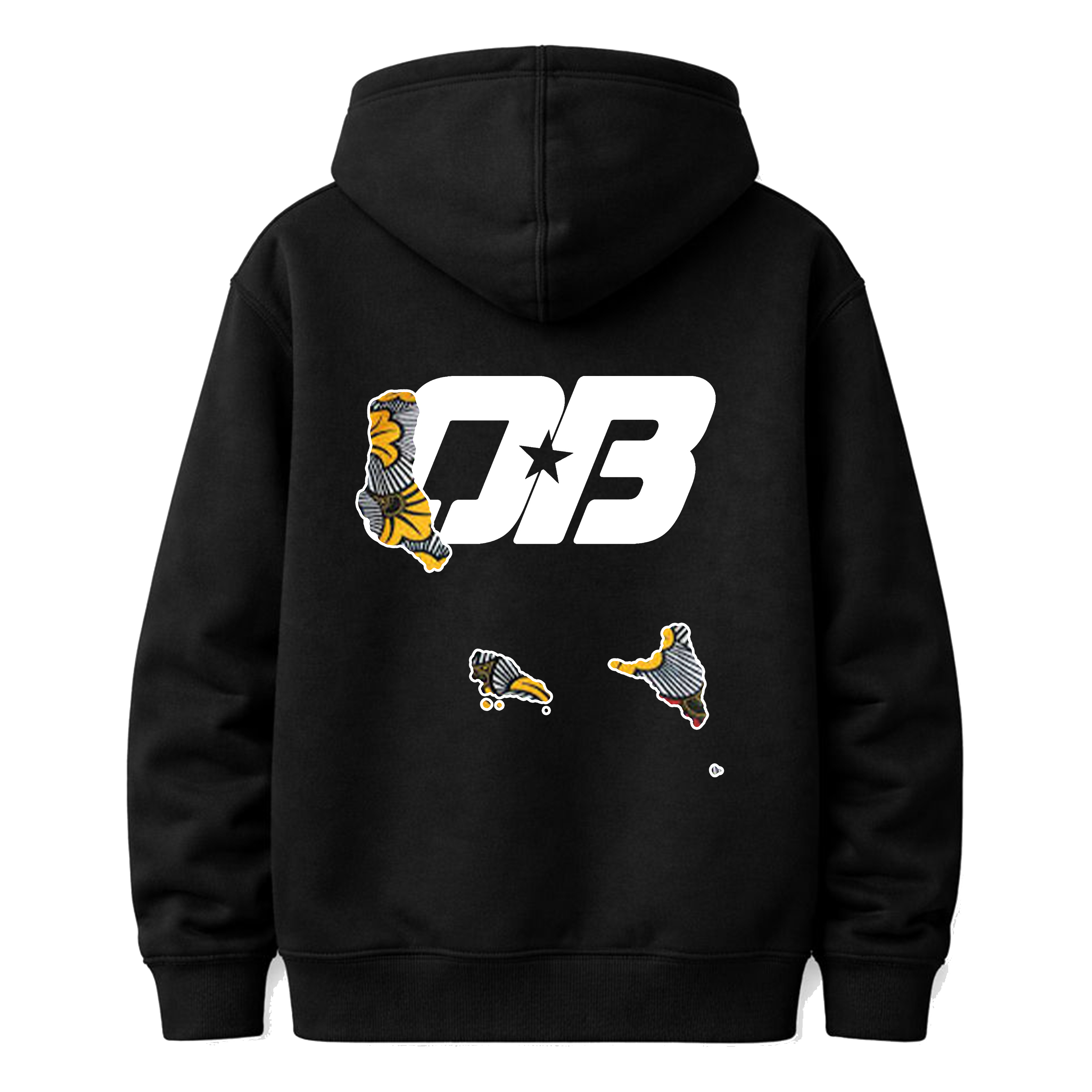 African's Hoodie jaune