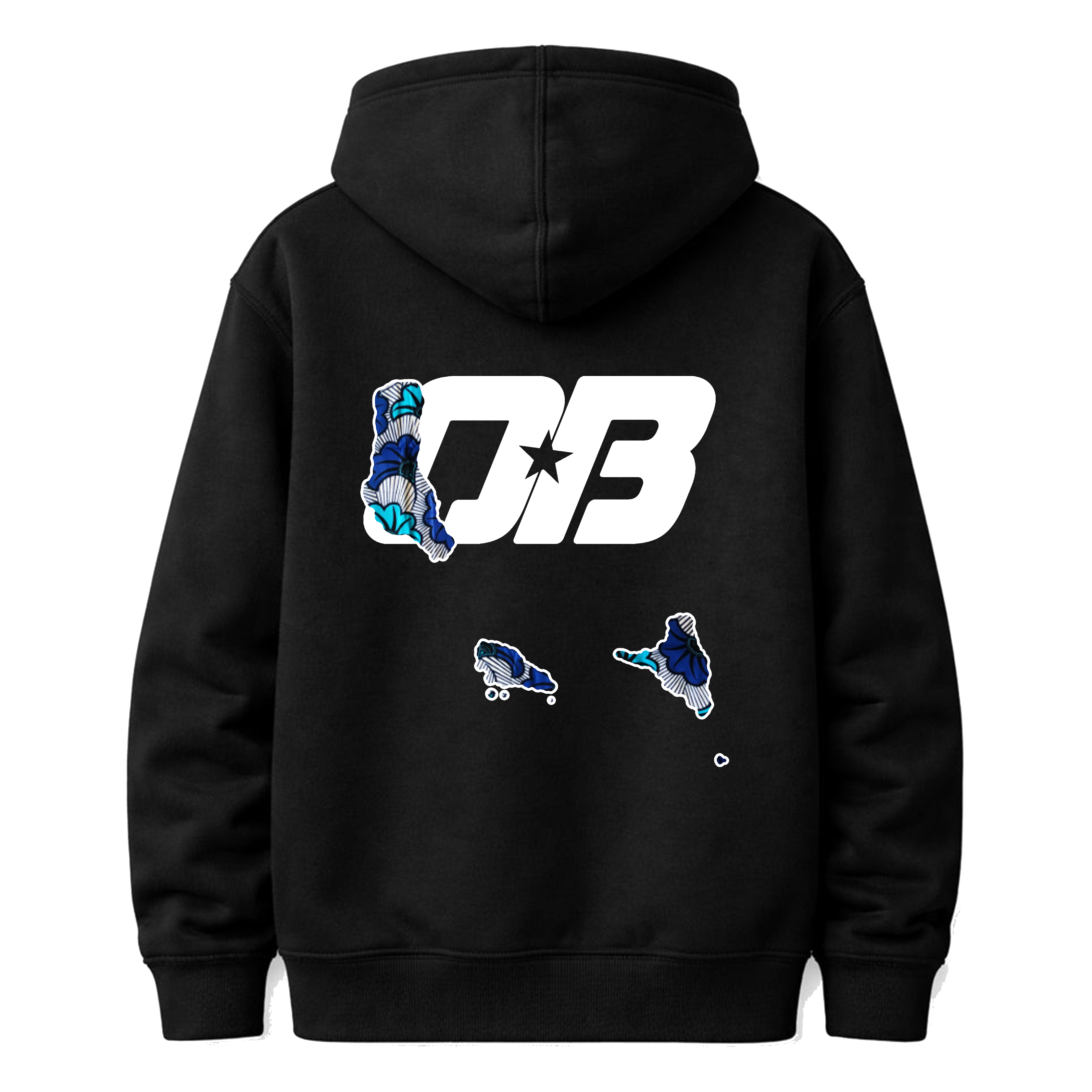 African's Hoodie bleu