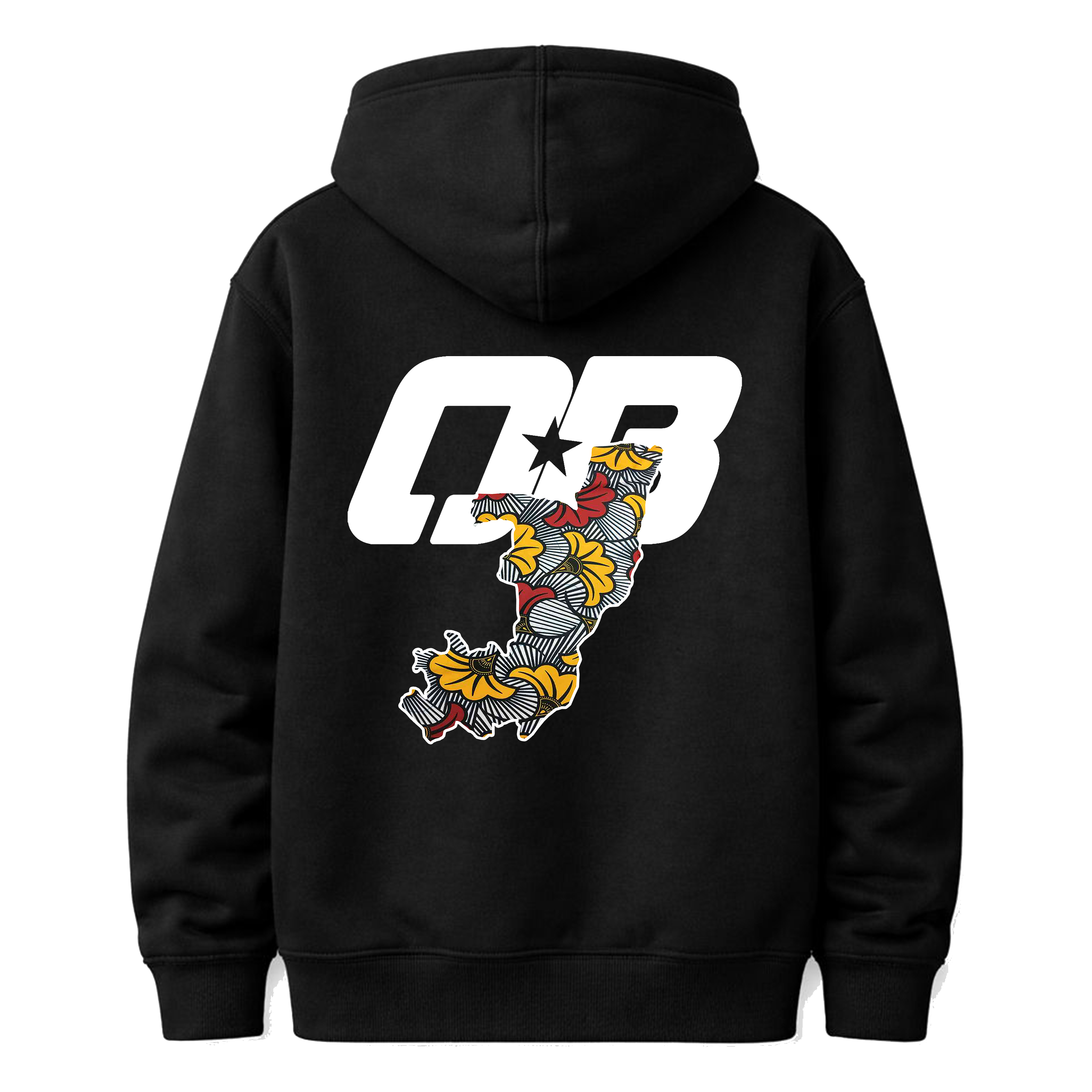 African's Hoodie jaune