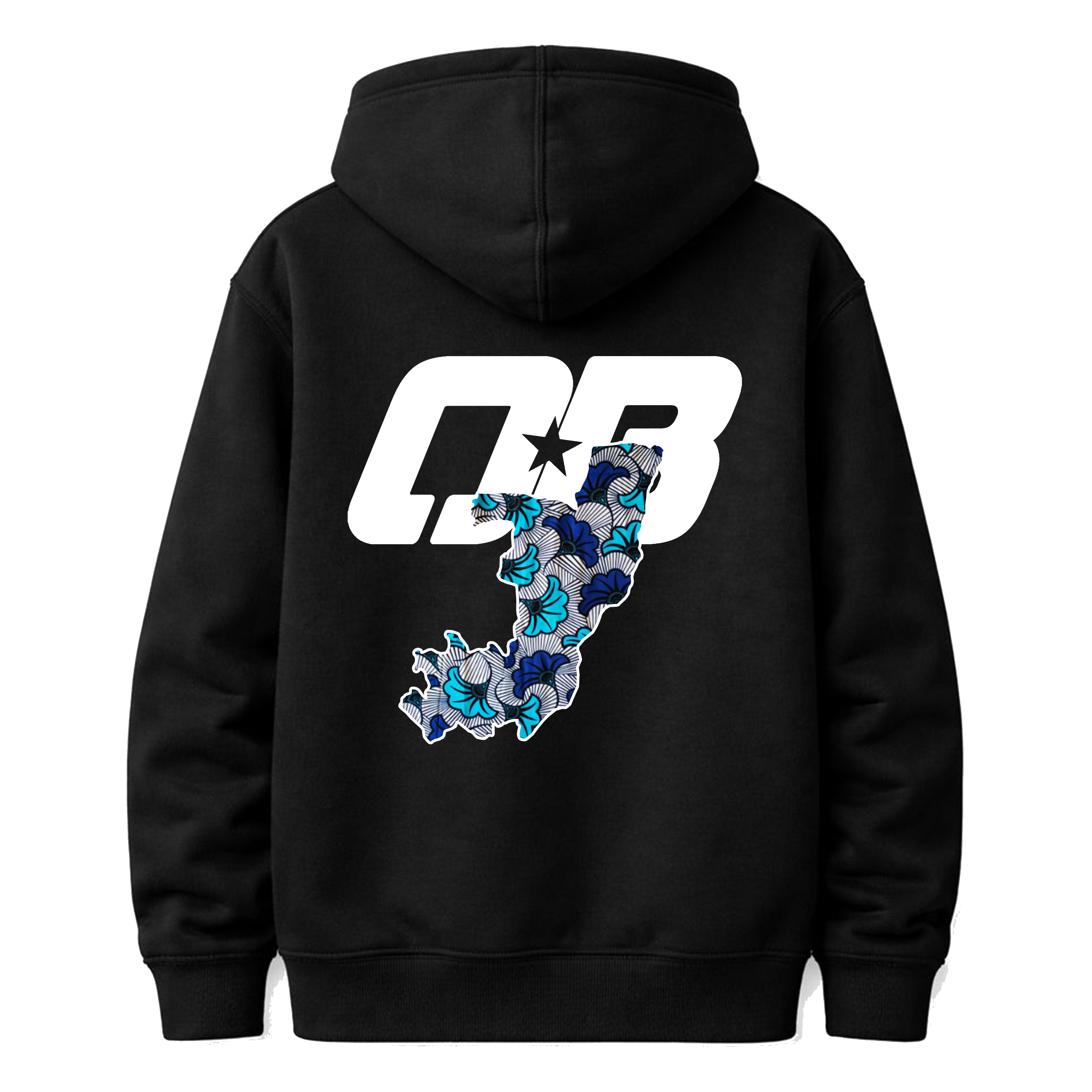 African's Hoodie bleu