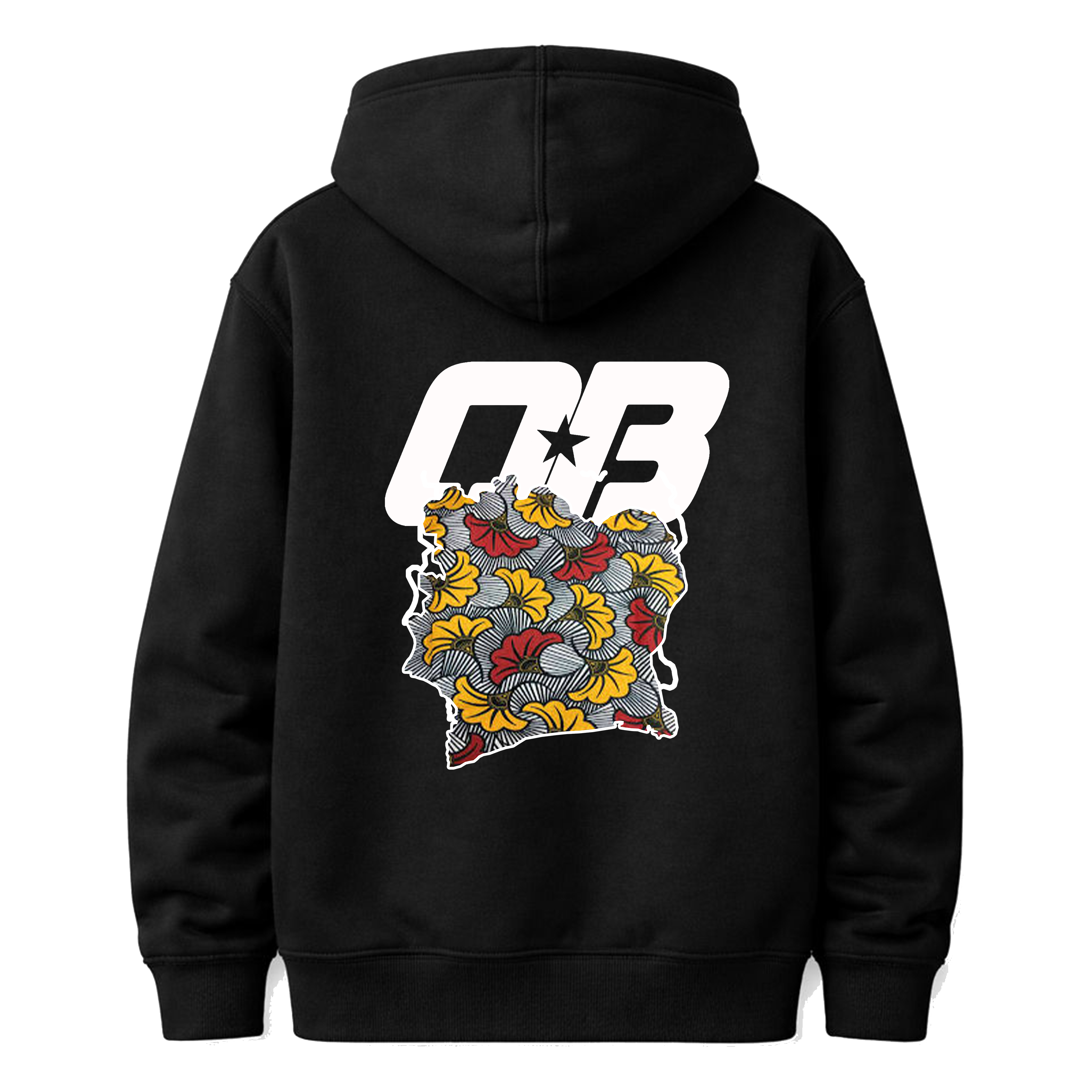 African's Hoodie jaune