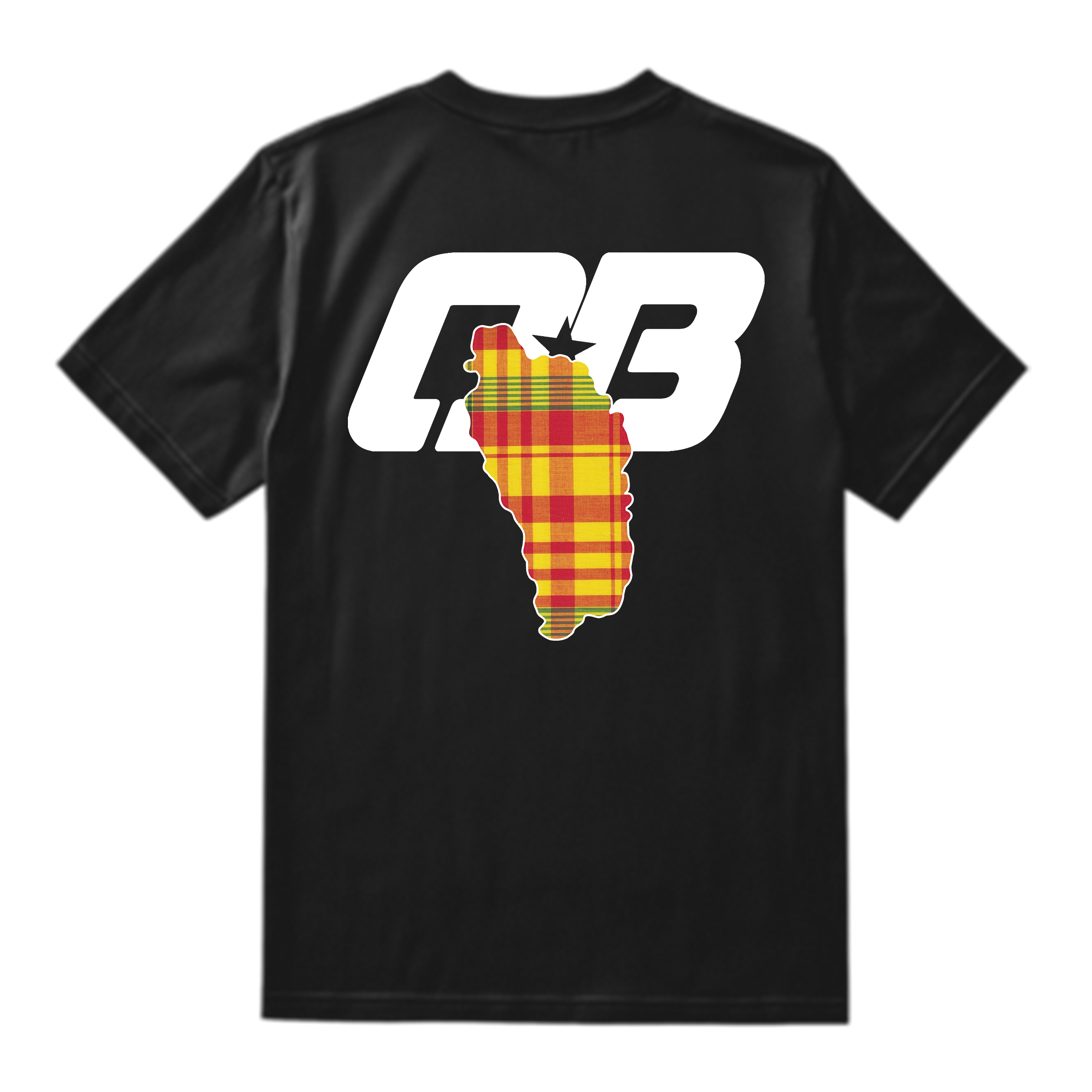 T-shirt Madras Jaune