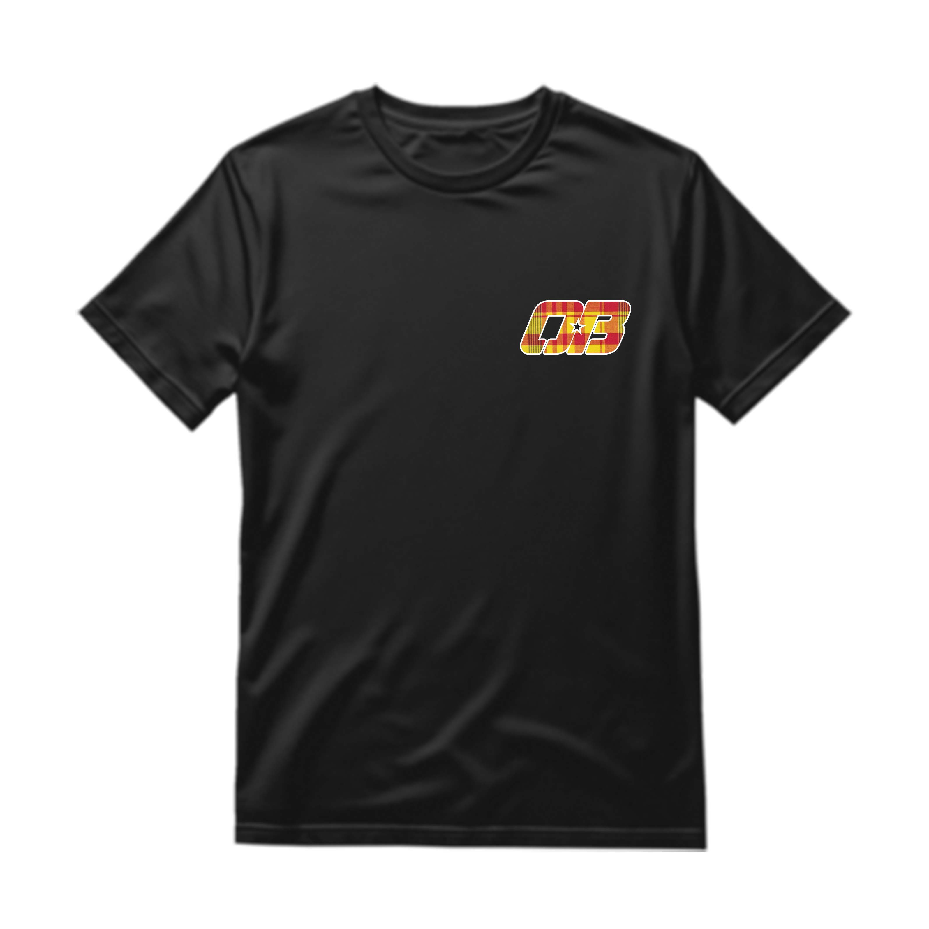 T-shirt Madras Jaune