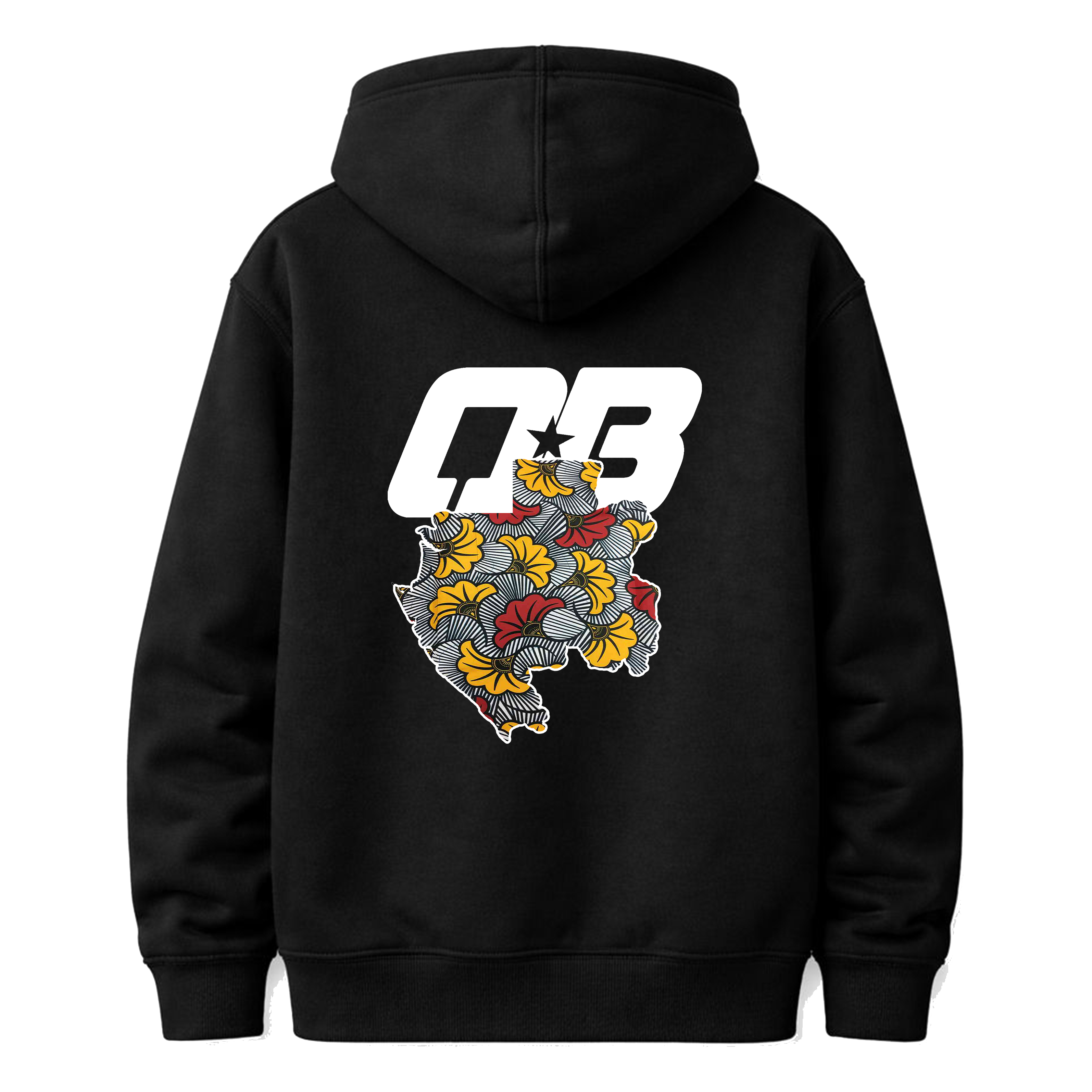 African's Hoodie jaune