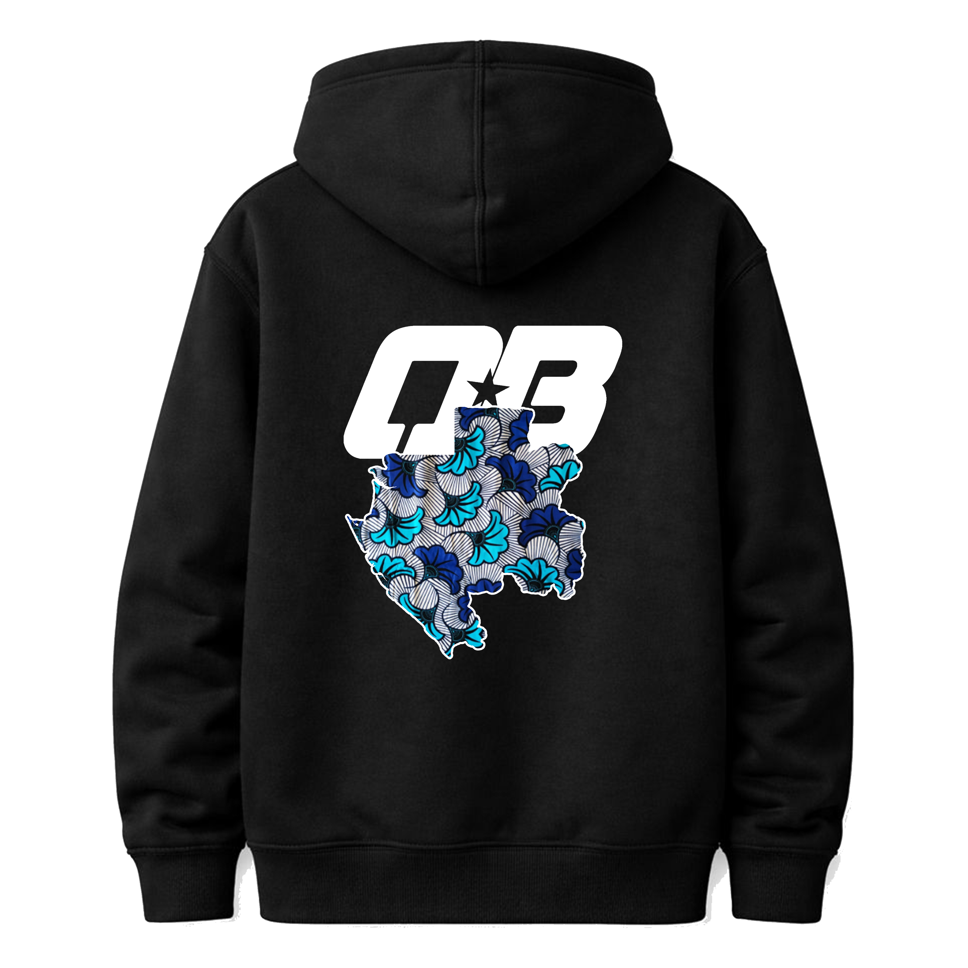 African's Hoodie bleu