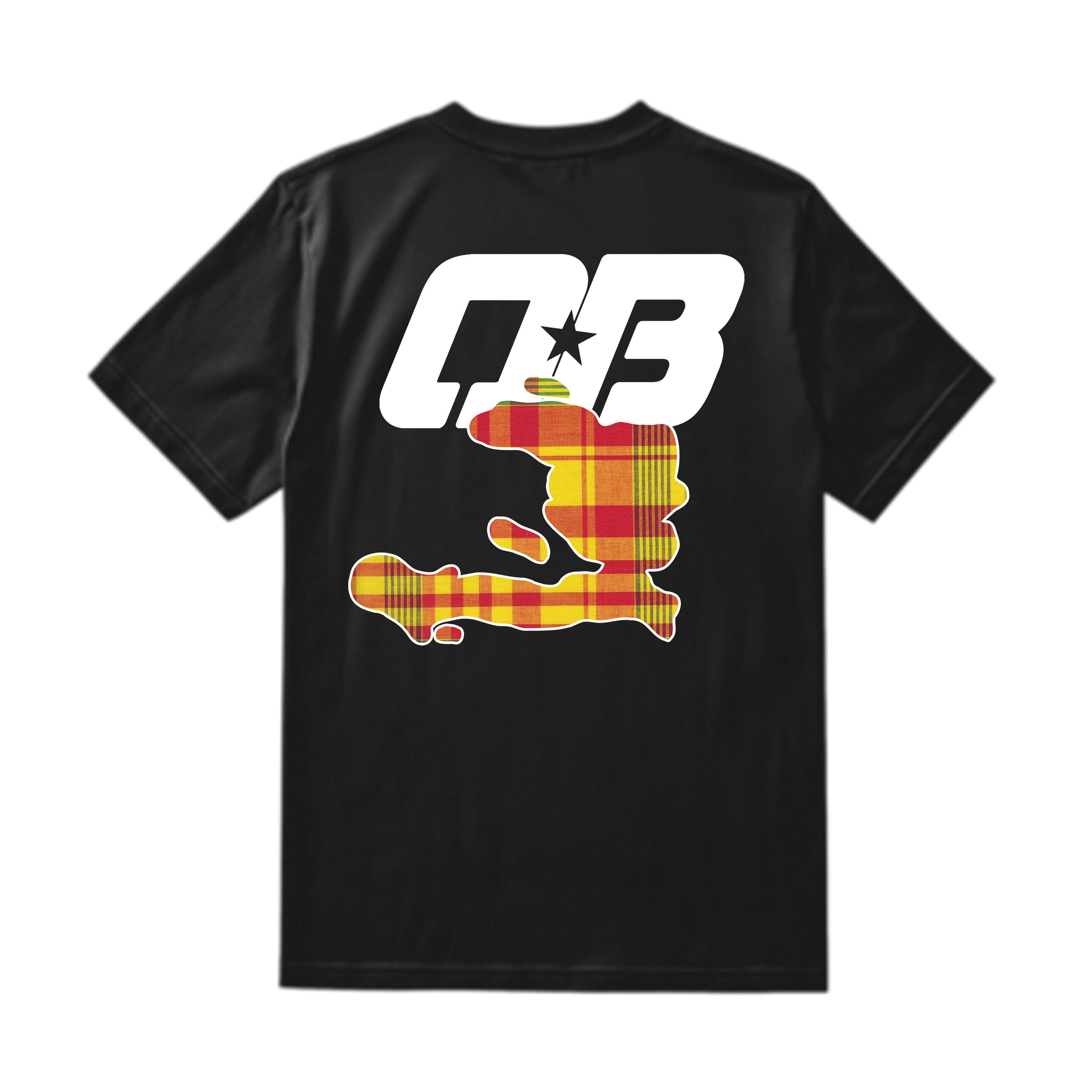 T-shirt Madras Jaune