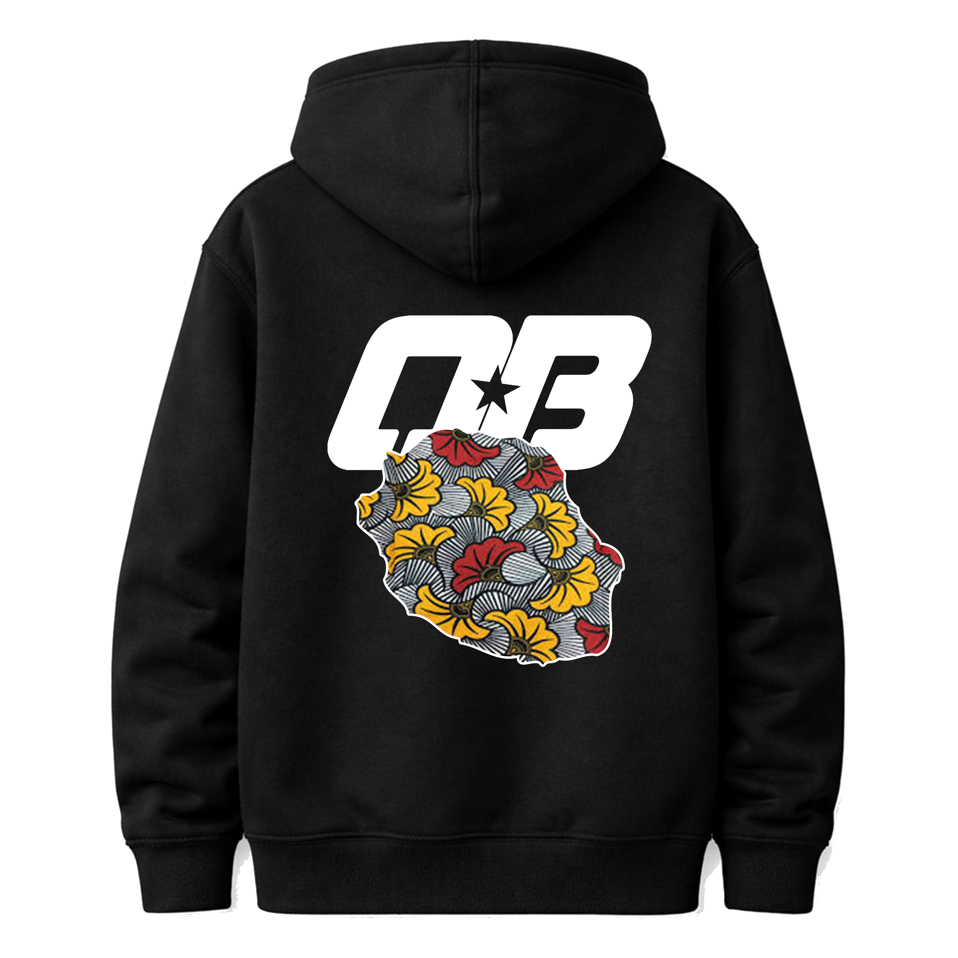 African's Hoodie jaune