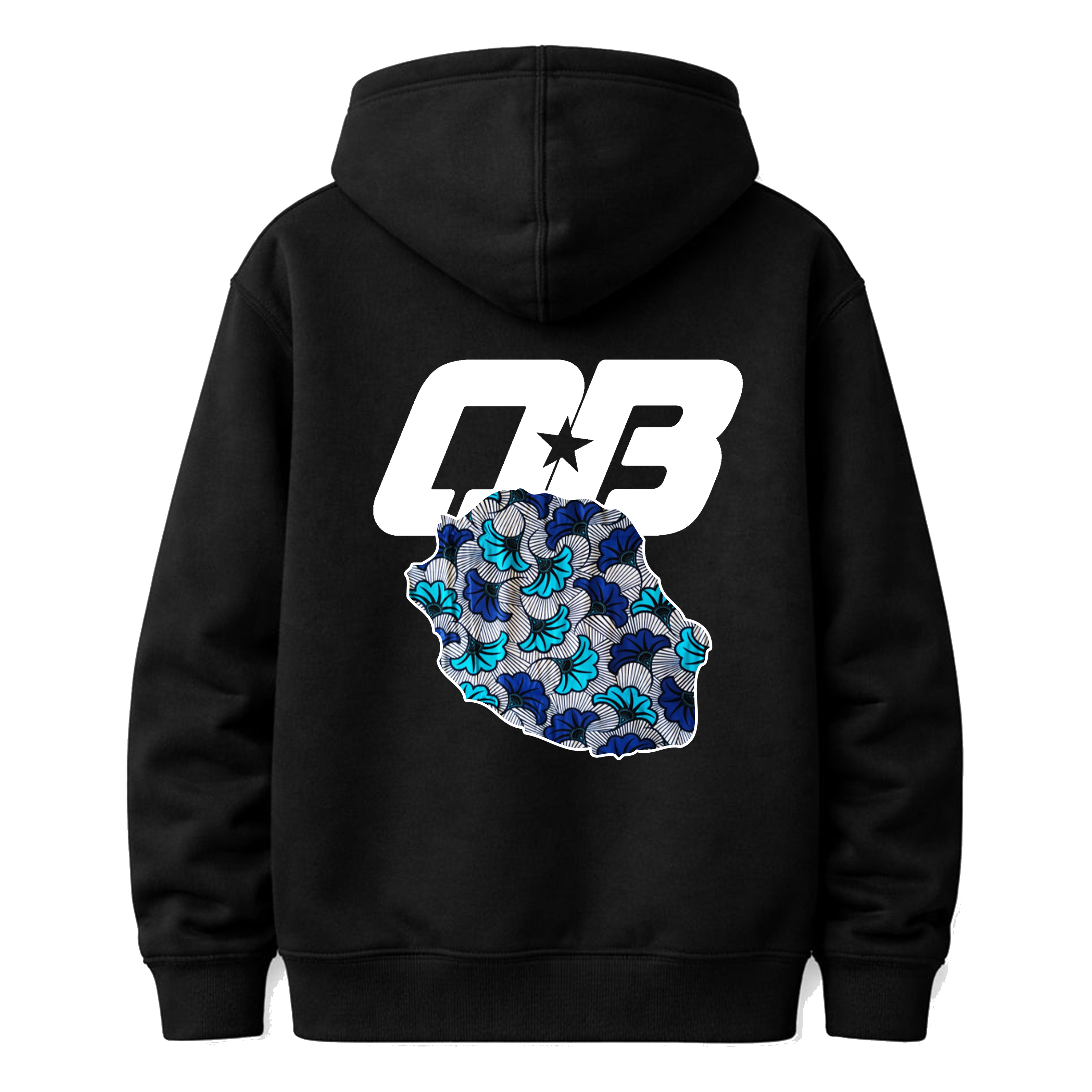 African's Hoodie bleu