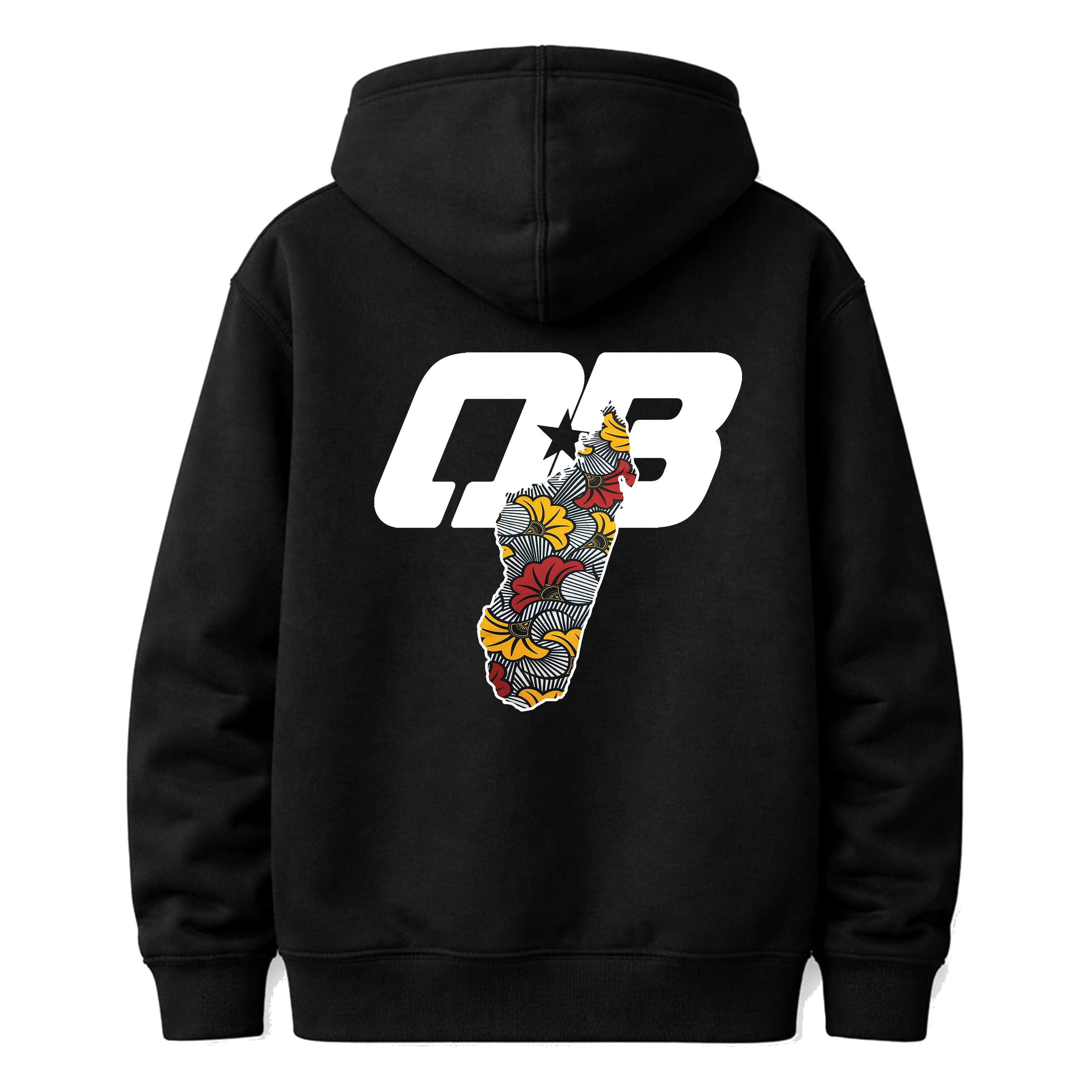 African's Hoodie jaune