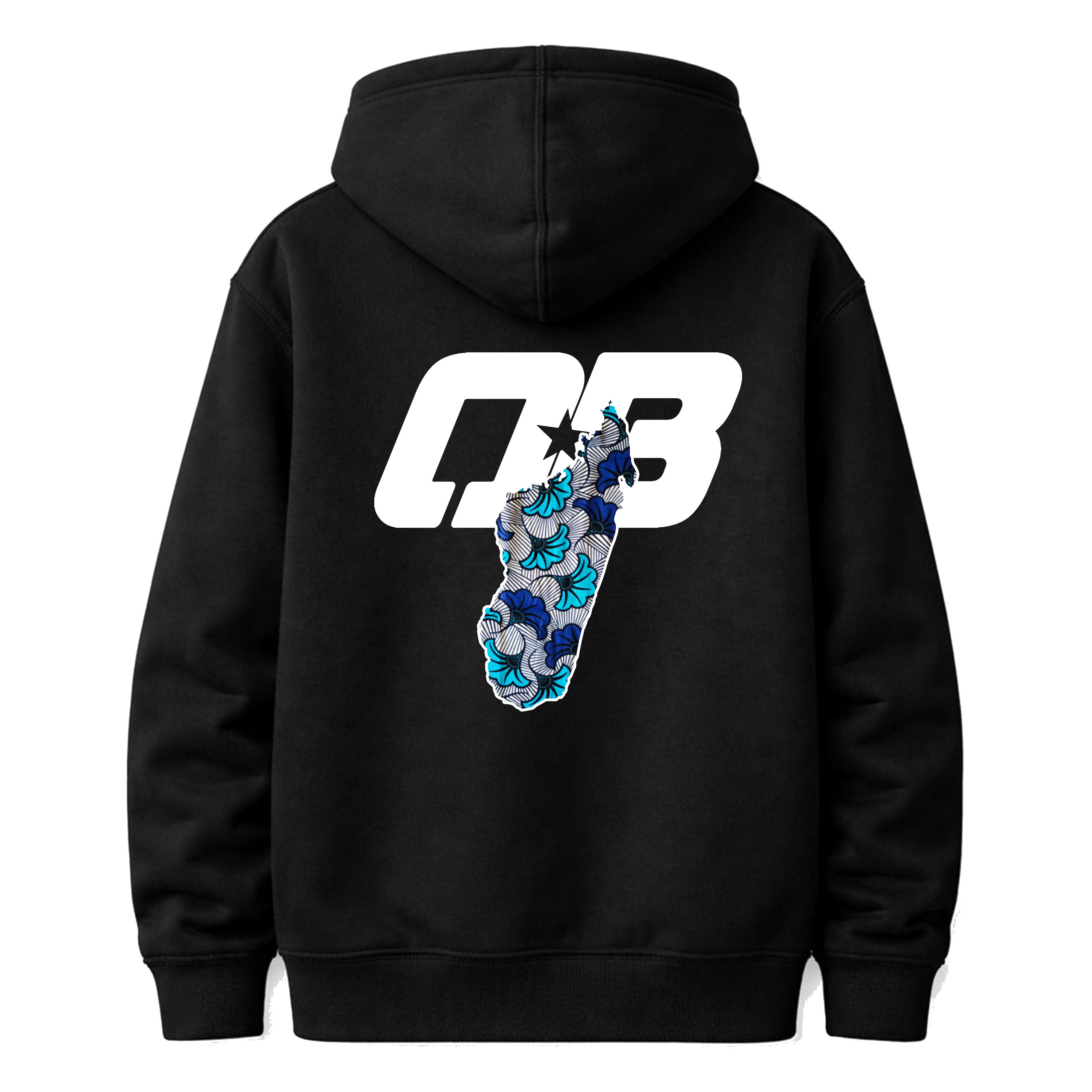 African's Hoodie bleu