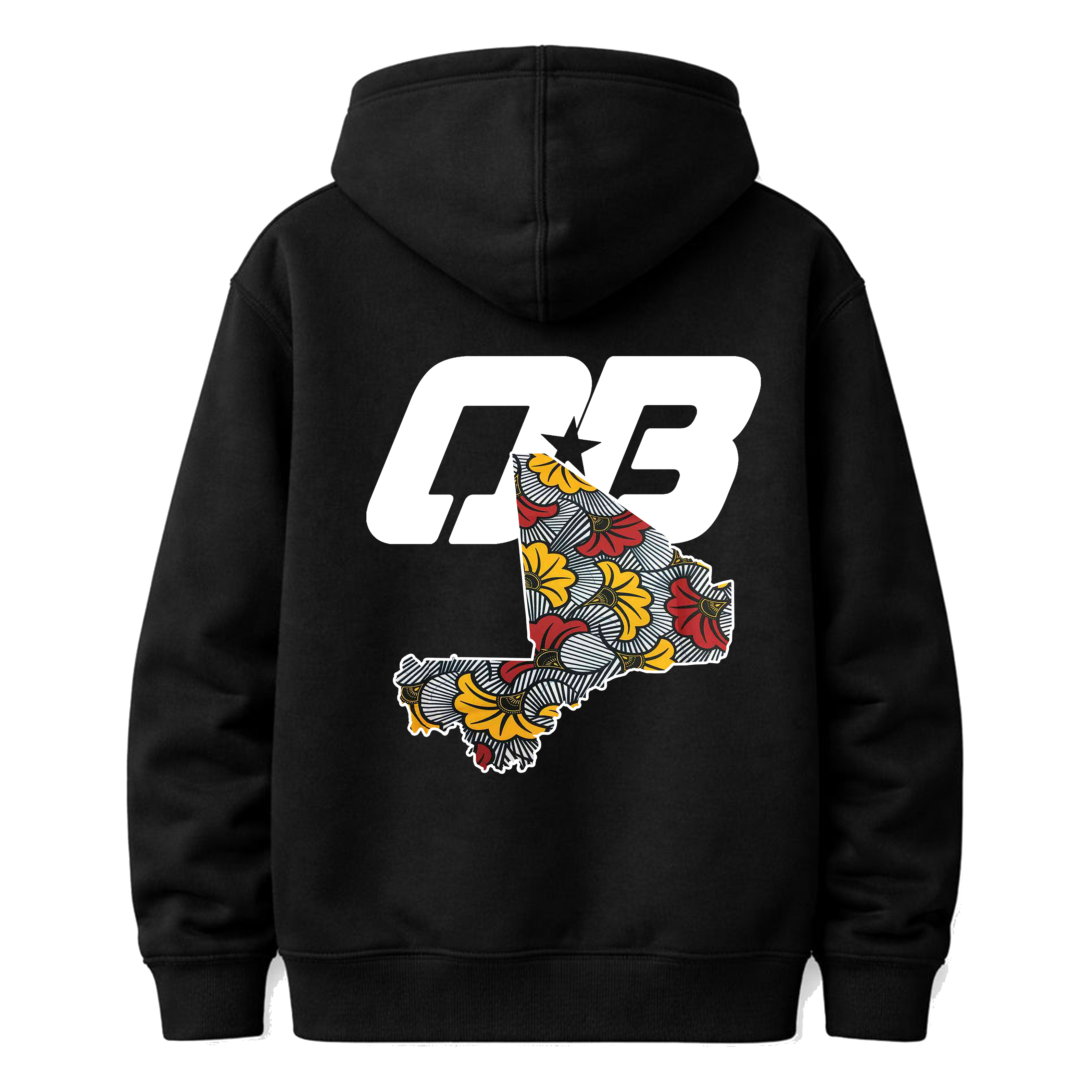 African's Hoodie jaune