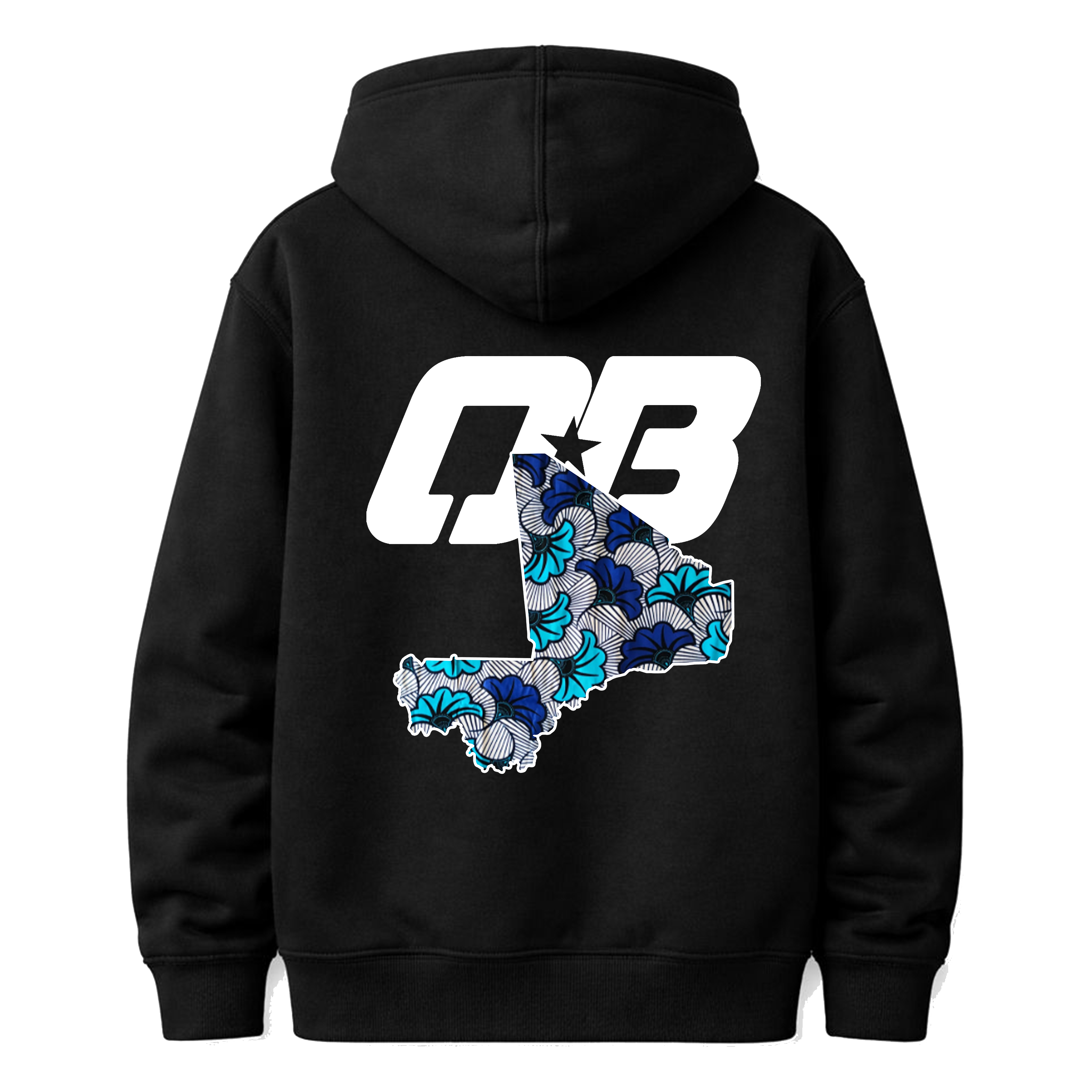 African's Hoodie bleu