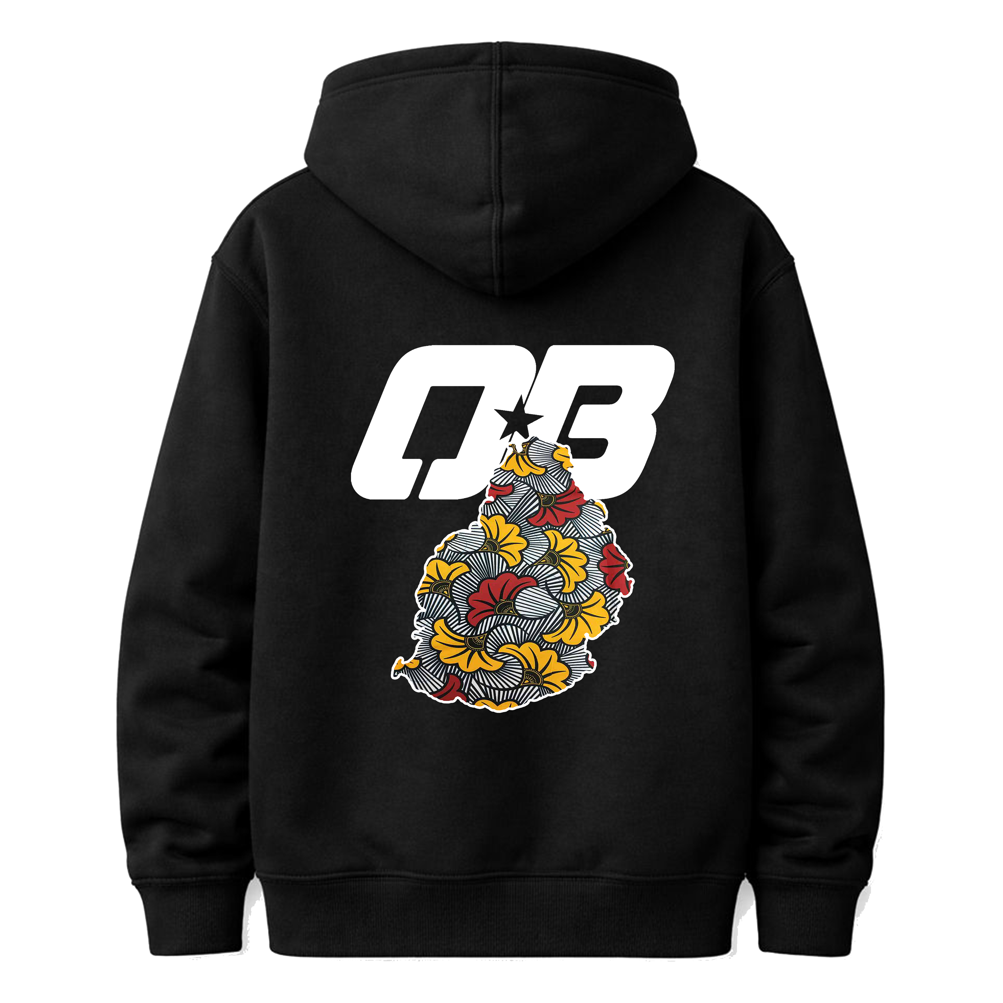 African's Hoodie jaune