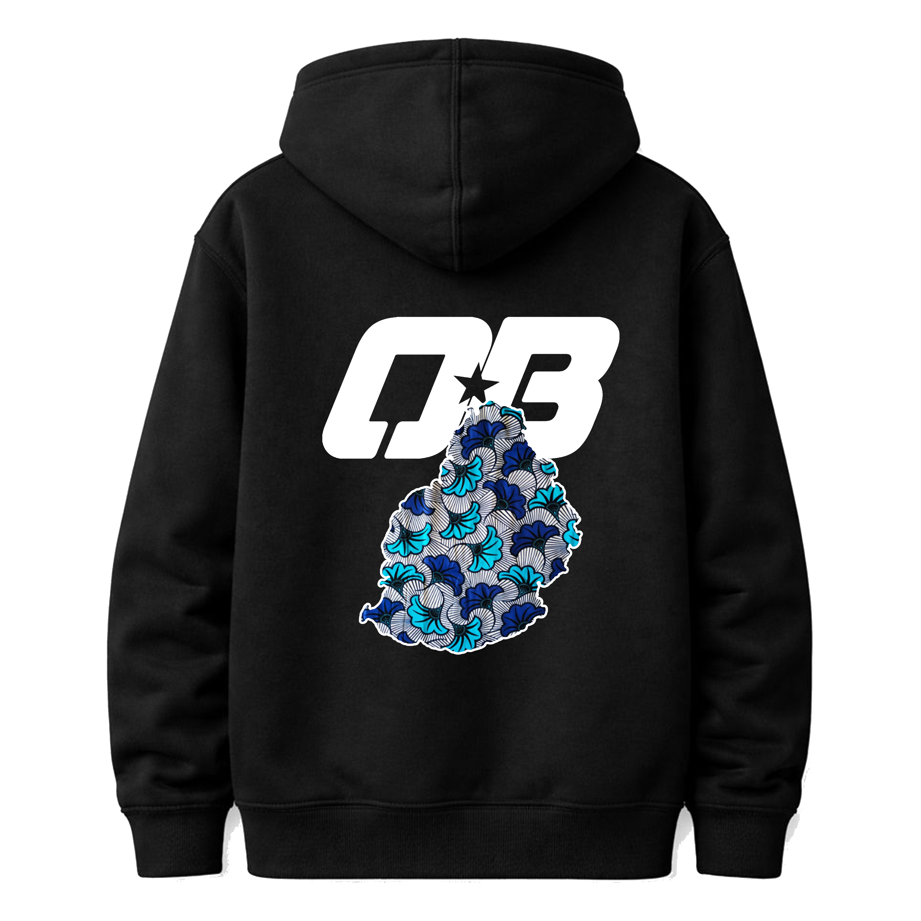 African's Hoodie bleu