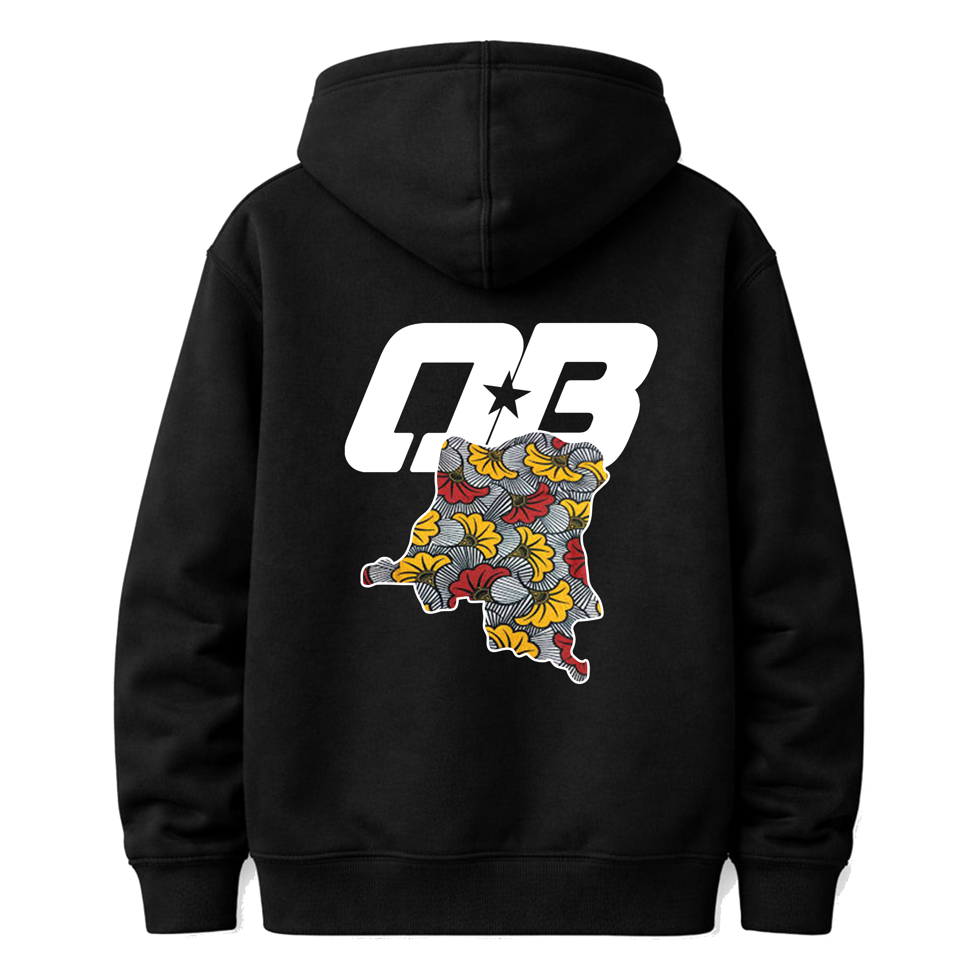 African's Hoodie jaune