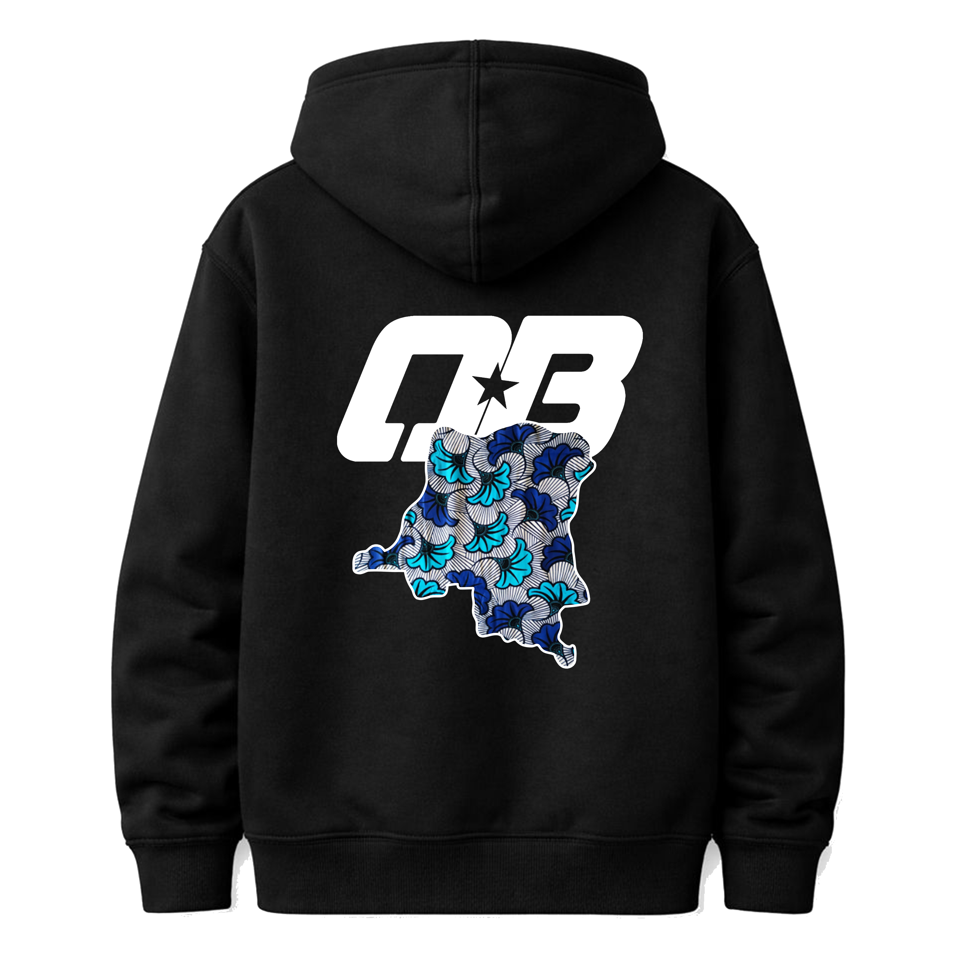 African's Hoodie bleu