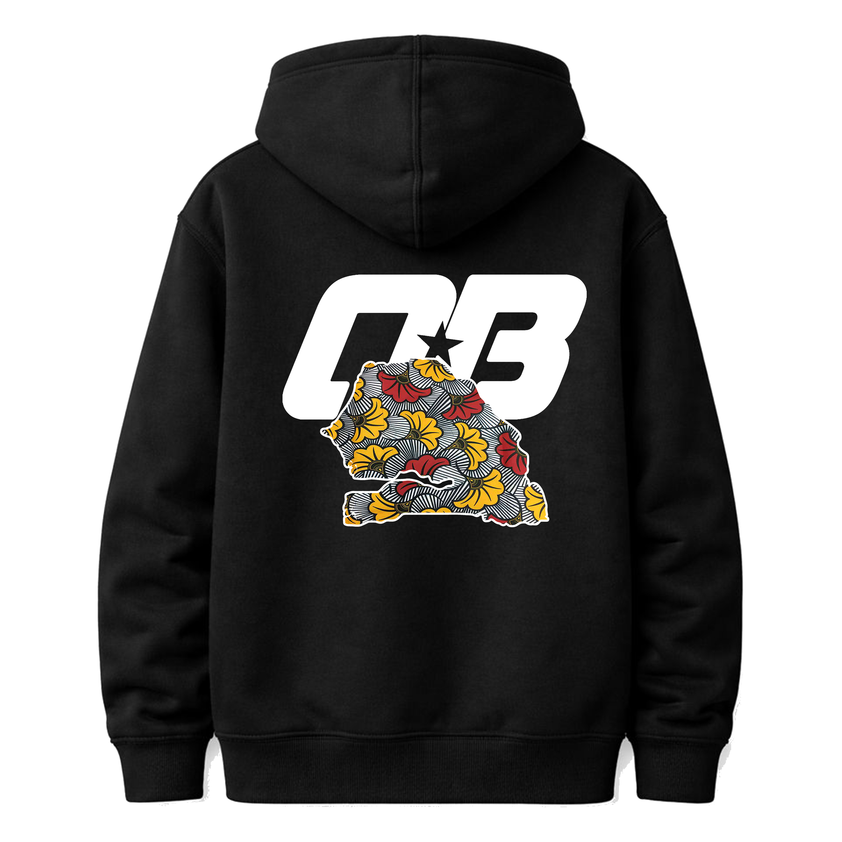 African's Hoodie jaune