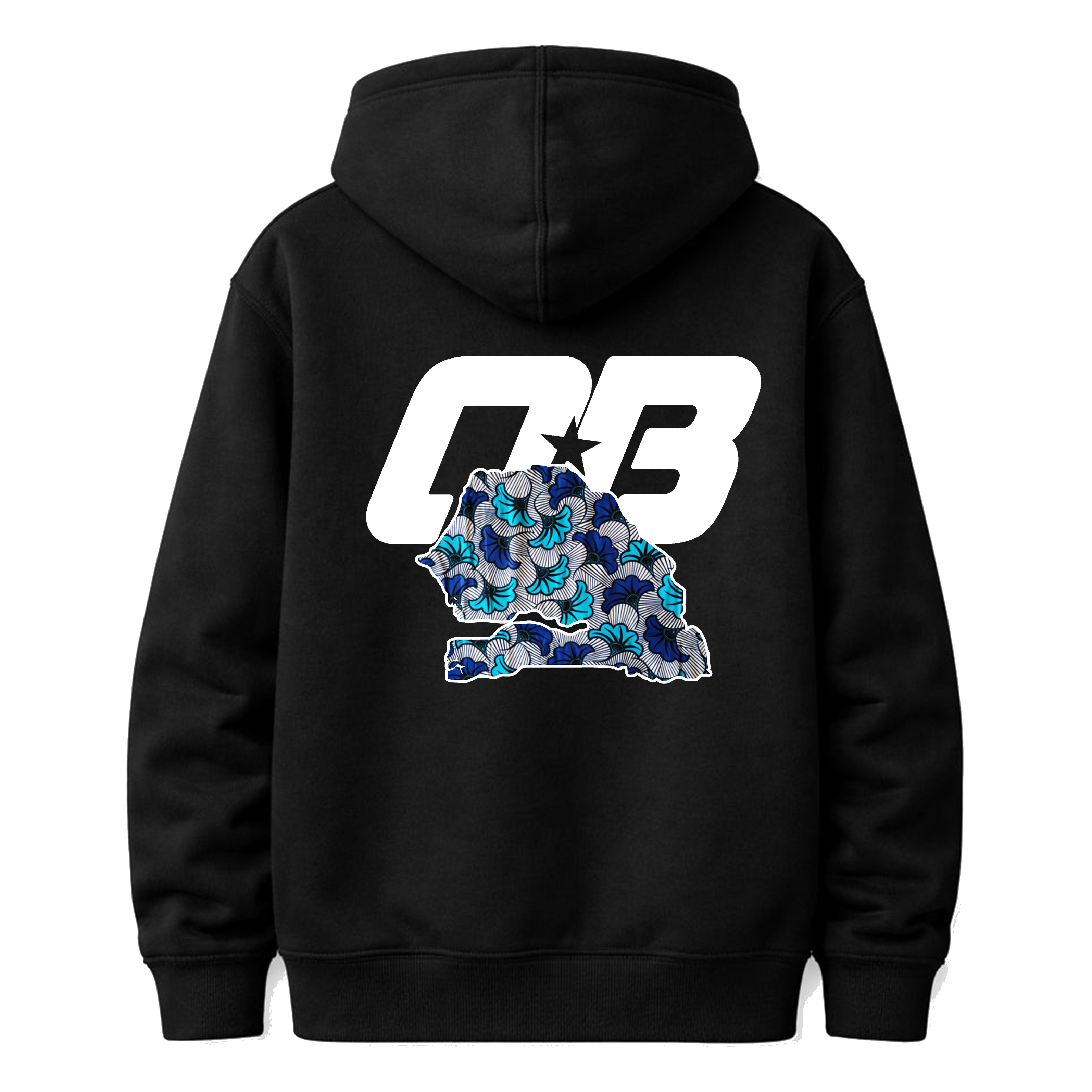 African's Hoodie bleu